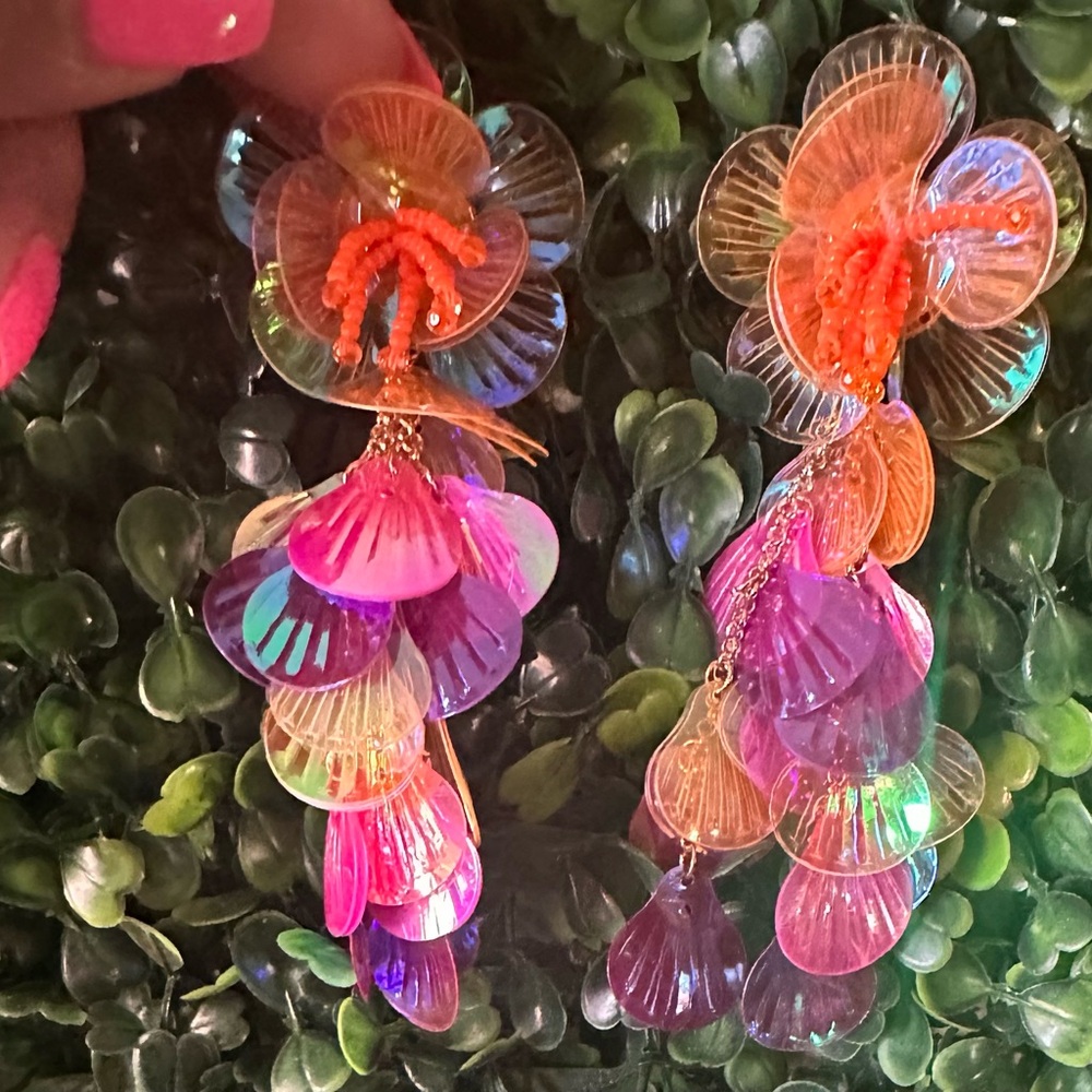Colorful Flirty Statement Earrings